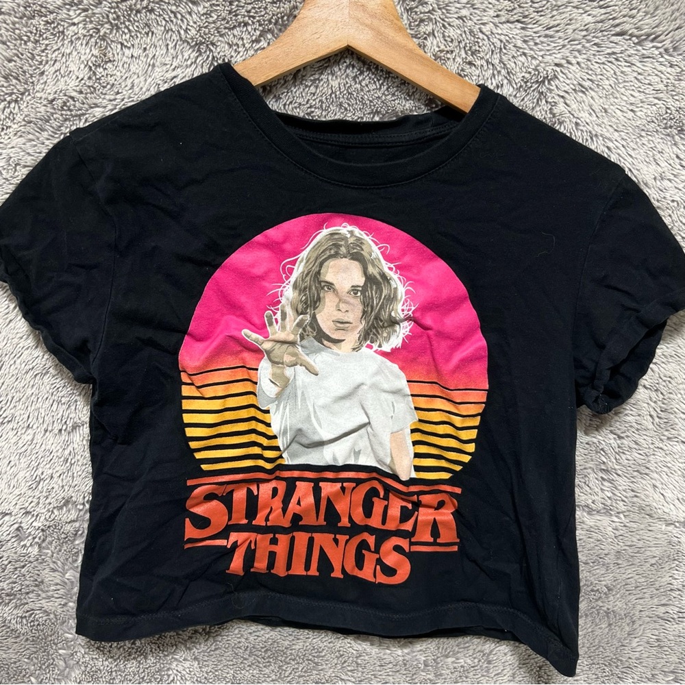 Stranger Things Crop Top Shirt